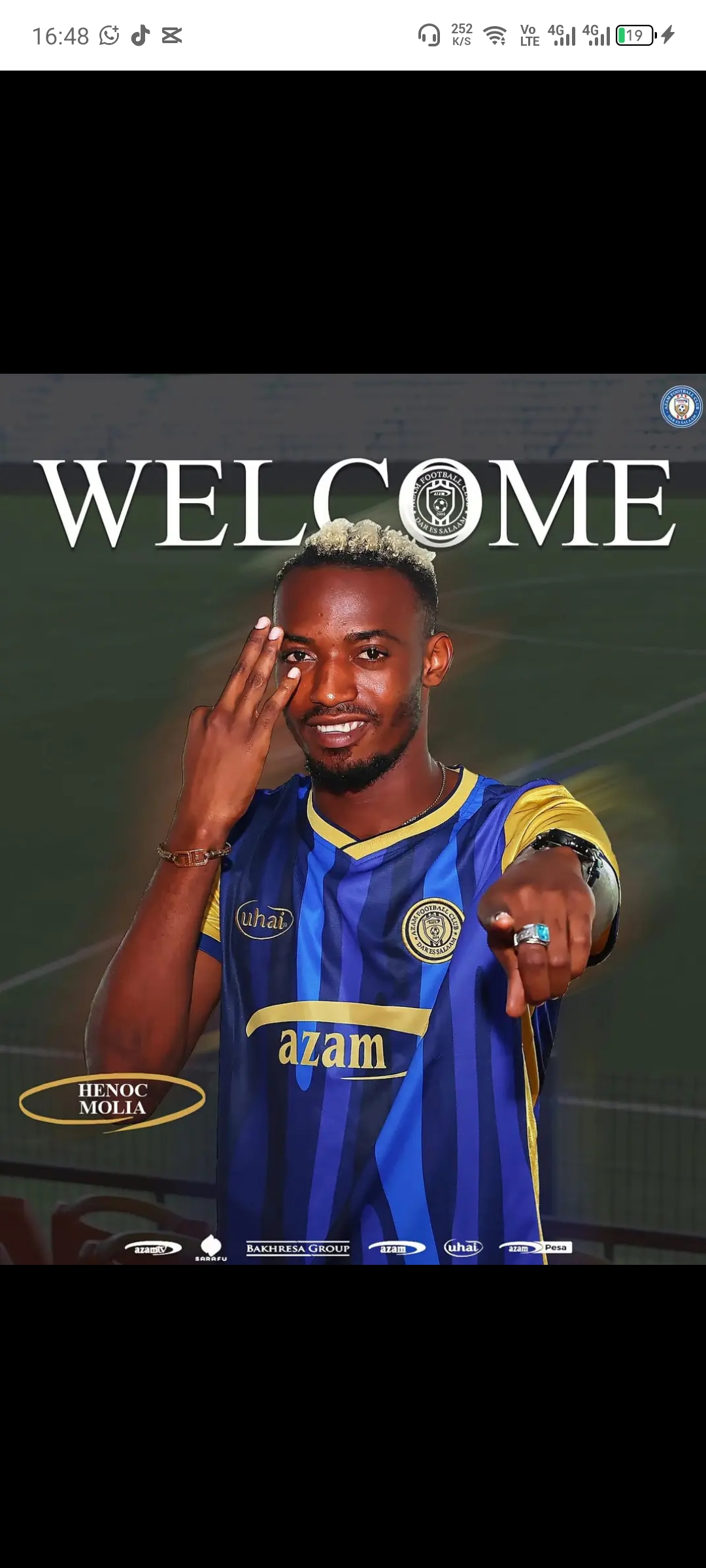 Football/Transfert | Enock Molia s’engage avec AZAM FC !