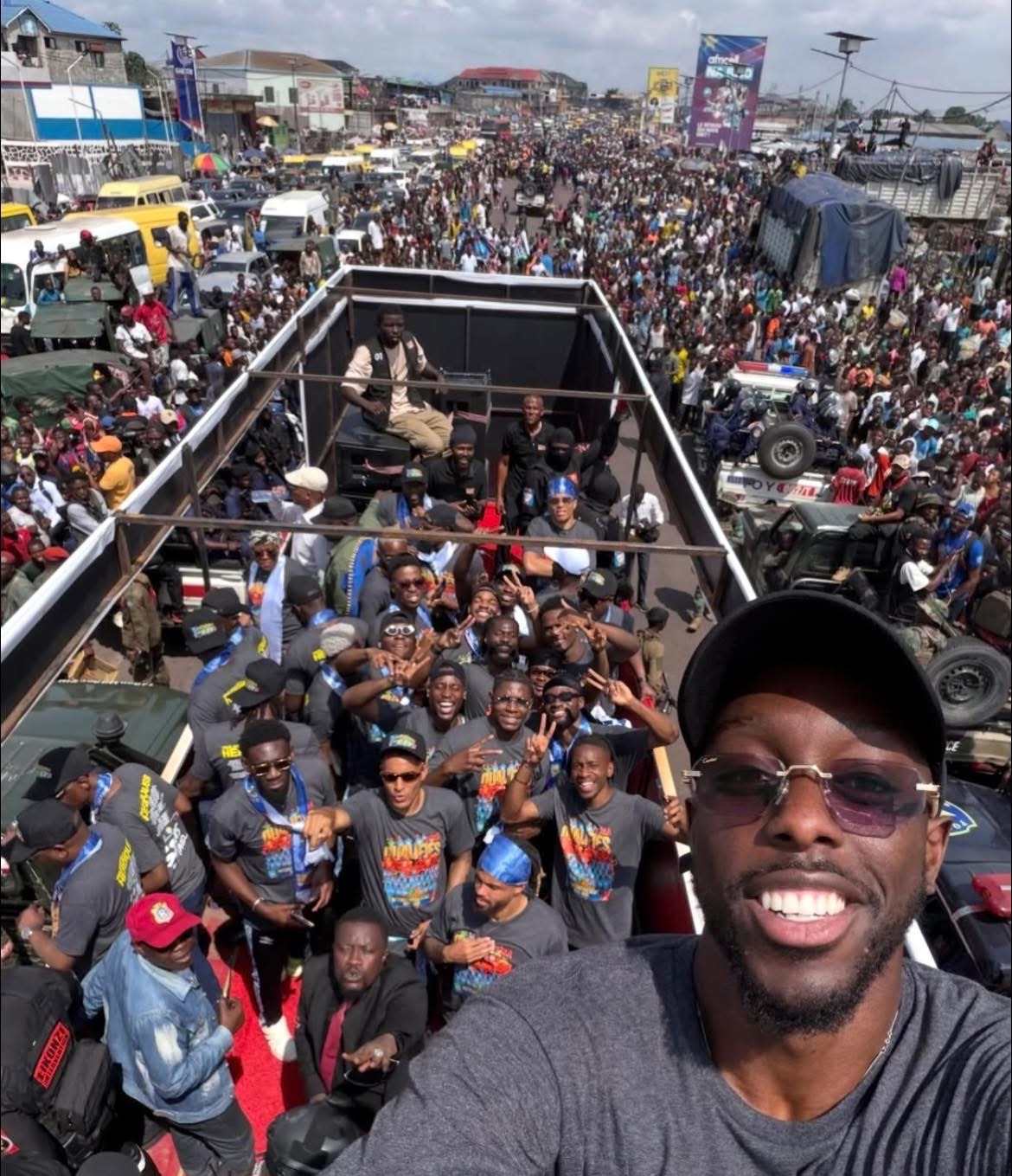 ACCUEIL TRIOMPHAL DES LÉOPARDS AU PALAIS DU PEUPLE À KINSHASA !