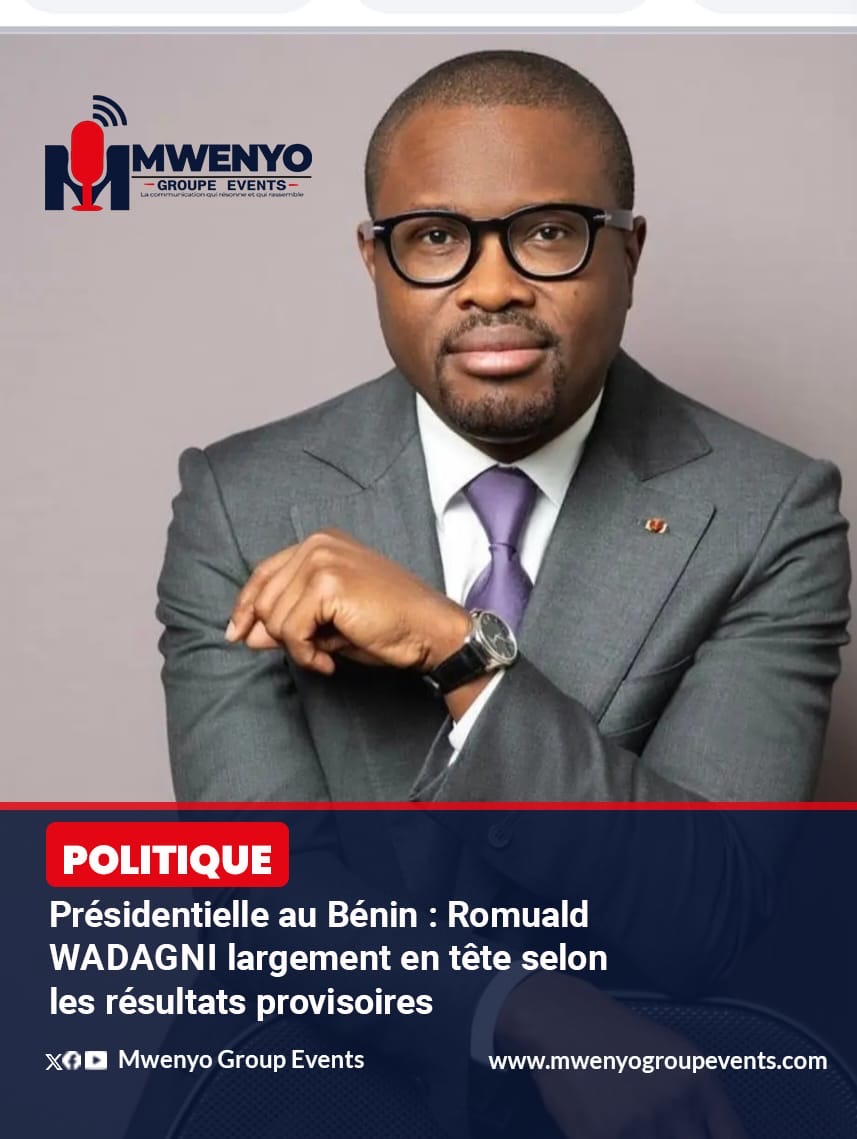 Présidentielle au Bénin : Romuald Wadagni largement en tête